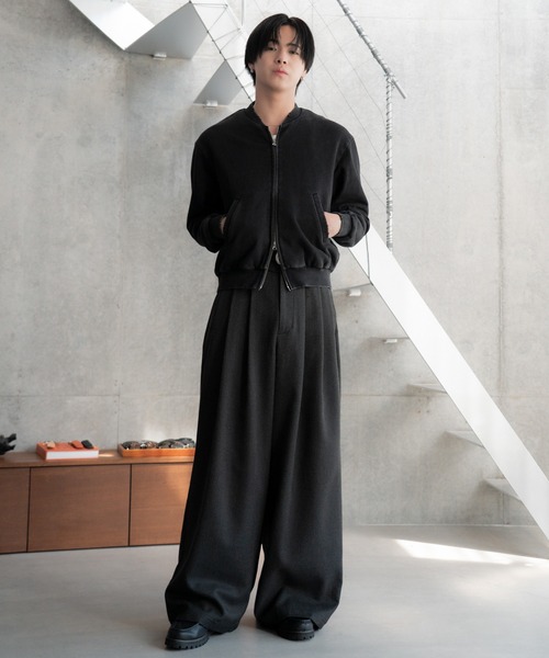SINSS(シンス)の「Zip neck sweat / ジップネックスウェット(スウェット・メンズ・ブラック系その他/グレー系その他・X-SMALL/SMALL/MEDIUM/LARGE)」の10枚目の写真