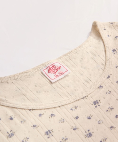 JEMORGAN（ジェーイーモーガン）の「針抜きフライスフラワー柄　ハーフスリーブクルーＴ（パック入）（Tシャツ/カットソー・レディース・ネイビー/ブルー/レッド/ブラック・FREE）」の15枚目の写真