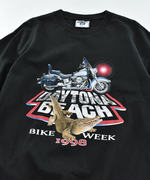 LABORATORY R(ラボラトリーアール)の「【USED】90’s Lee “Bike Week 1998” バイク Tシャツ USA製(Tシャツ/カットソー・メンズ・ブラック・LARGE)」の2枚目の写真