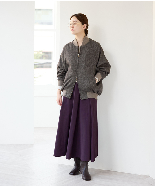 IENA(イエナ)の「《追加》ソフトタフタサーキュラースカート(スカート・レディース・アイボリー/ボルドー/ブラック・34/36/38)」の6枚目の写真