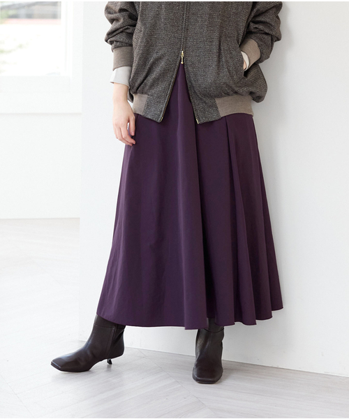 IENA(イエナ)の「《追加》ソフトタフタサーキュラースカート(スカート・レディース・アイボリー/ボルドー/ブラック・34/36/38)」の21枚目の写真
