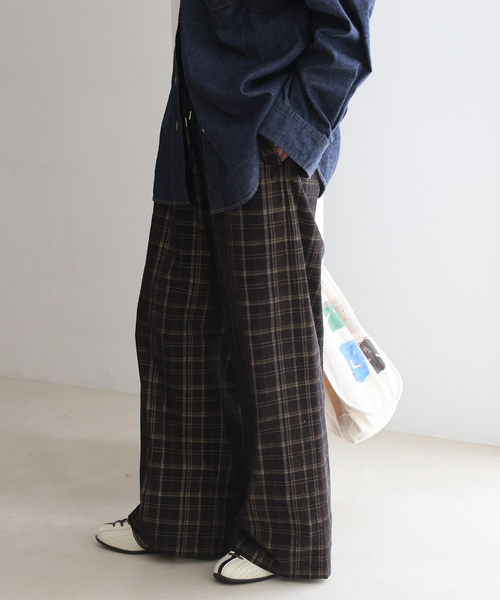 JOURNAL STANDARD（ジャーナルスタンダード）の「チェックコールパンツ（その他パンツ・レディース・チョコ/ブラック系その他・FREE）」の17枚目の写真