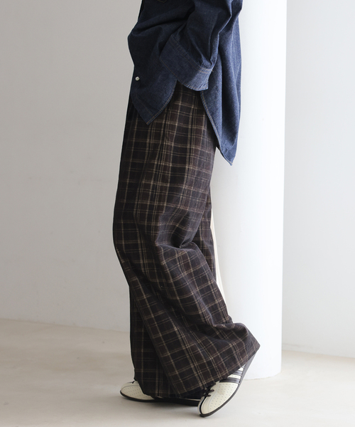 JOURNAL STANDARD（ジャーナルスタンダード）の「チェックコールパンツ（その他パンツ・レディース・チョコ/ブラック系その他・FREE）」の18枚目の写真
