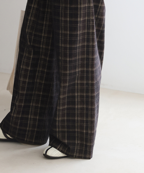 JOURNAL STANDARD（ジャーナルスタンダード）の「チェックコールパンツ（その他パンツ・レディース・チョコ/ブラック系その他・FREE）」の19枚目の写真
