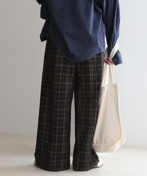 JOURNAL STANDARD（ジャーナルスタンダード）の「チェックコールパンツ（その他パンツ・レディース・チョコ/ブラック系その他・FREE）」の20枚目の写真