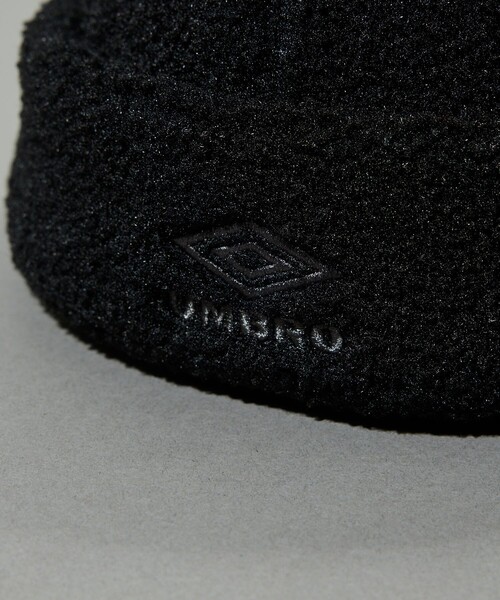 UMBRO(アンブロ)の「UMBRO/アンブロ SP Roll CAP/別注 ロール キャップ(ニットキャップ/ビーニー・メンズ・ダークブラウン/チェック/ブラック・ONE SIZE)」の6枚目の写真