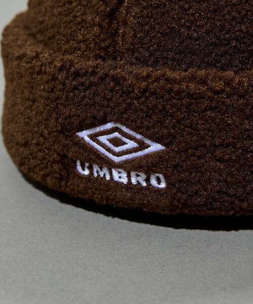 UMBRO(アンブロ)の「UMBRO/アンブロ SP Roll CAP/別注 ロール キャップ(ニットキャップ/ビーニー・メンズ・ダークブラウン/チェック/ブラック・ONE SIZE)」の11枚目の写真