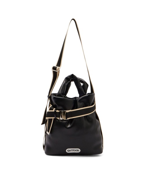 ROSE BUD（ローズバッド）の「【ROSE BUD別注】OUTDOOR/FAKE LEATHER 2WAY BELT BAG（ショルダーバッグ・レディース・ブラウン/ブラック・ONE SIZE）」の8枚目の写真
