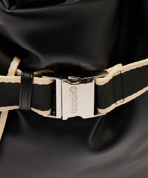 ROSE BUD（ローズバッド）の「【ROSE BUD別注】OUTDOOR/FAKE LEATHER 2WAY BELT BAG（ショルダーバッグ・レディース・ブラウン/ブラック・ONE SIZE）」の14枚目の写真