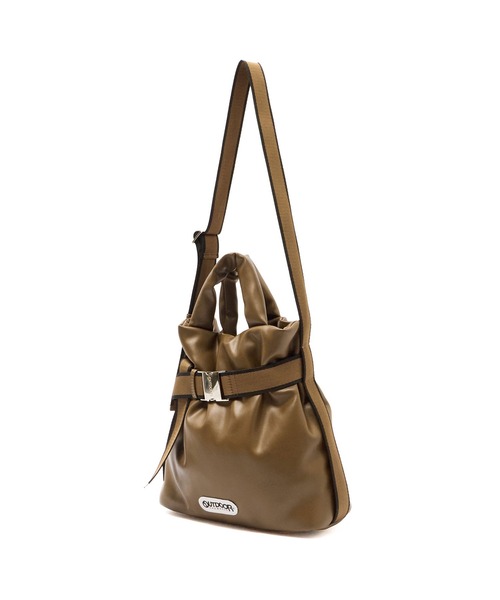 ROSE BUD（ローズバッド）の「【ROSE BUD別注】OUTDOOR/FAKE LEATHER 2WAY BELT BAG（ショルダーバッグ・レディース・ブラウン/ブラック・ONE SIZE）」の19枚目の写真