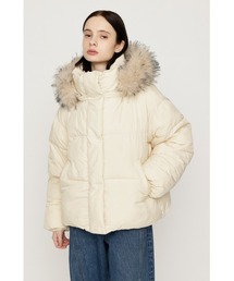 SLY(�X���C)�́yAW PRE ORDER ��2�e�zFUR HOODIE PUFFER JK �t�@�[�t�[�f�B�[�p�t�@�[�W���P�b�g �H�� �~�� �t�@�[/�t�[�h���O���\�� �X�^���h�l�b�N �n�C�l�b�N(�u���]��)