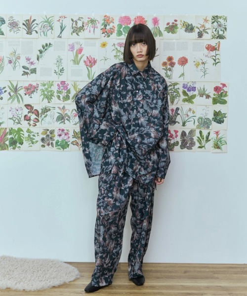 flaeu(フラユ)の「Full Bloom Pants(その他パンツ・レディース・グリーン/ブラック・FREE)」の7枚目の写真