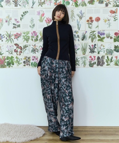 flaeu(フラユ)の「Full Bloom Pants(その他パンツ・レディース・グリーン/ブラック・FREE)」の4枚目の写真