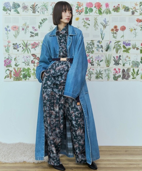 flaeu(フラユ)の「Full Bloom Pants(その他パンツ・レディース・グリーン/ブラック・FREE)」の10枚目の写真