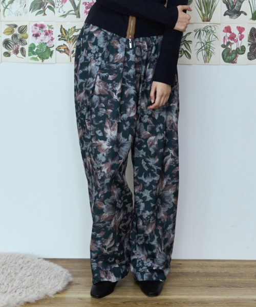 flaeu(フラユ)の「Full Bloom Pants(その他パンツ・レディース・グリーン/ブラック・FREE)」の3枚目の写真