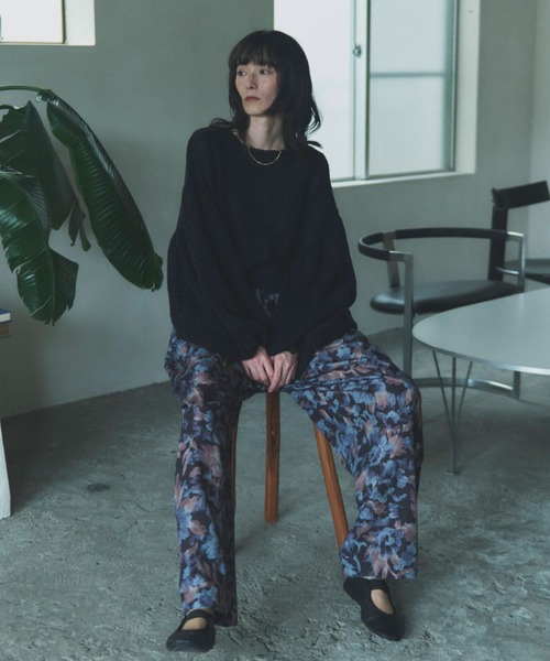 flaeu(フラユ)の「Full Bloom Pants(その他パンツ・レディース・グリーン/ブラック・FREE)」の18枚目の写真