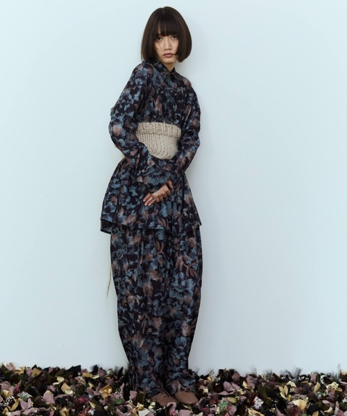 flaeu(フラユ)の「Full Bloom Pants(その他パンツ・レディース・グリーン/ブラック・FREE)」の22枚目の写真