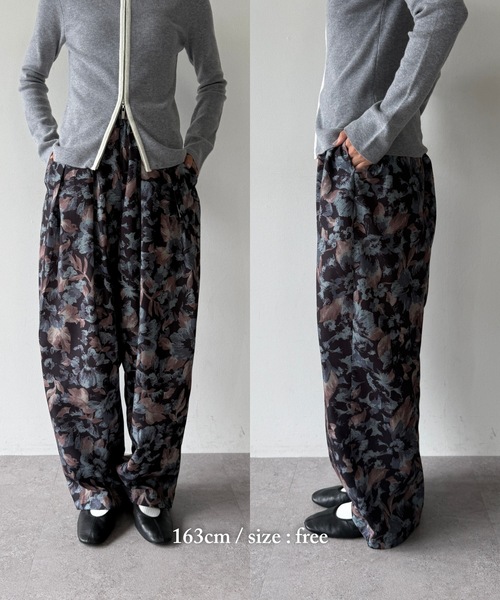 flaeu(フラユ)の「Full Bloom Pants(その他パンツ・レディース・グリーン/ブラック・FREE)」の14枚目の写真