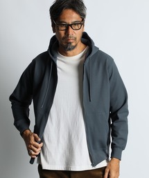 The DUFFER of ST.GEORGE | 「AIR FLEX」MINI WAFFLE ZIP PARKA:機能素材 「エアフレックス」ミニワッフル ジップパーカー(パーカー)