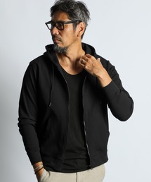 「AIR FLEX」MINI WAFFLE ZIP PARKA:機能素材 「エアフレックス」ミニワッフル ジップパーカー