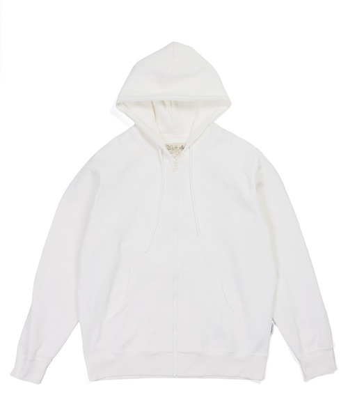 The DUFFER of ST.GEORGE(ザダファーオブセントジョージ)の「「AIR FLEX」MINI WAFFLE ZIP PARKA:機能素材 「エアフレックス」ミニワッフル ジップパーカー(パーカー・メンズ・ホワイト/ブラック/ブルーグレー・X-LARGE/LARGE/MEDIUM/SMALL)」の12枚目の写真