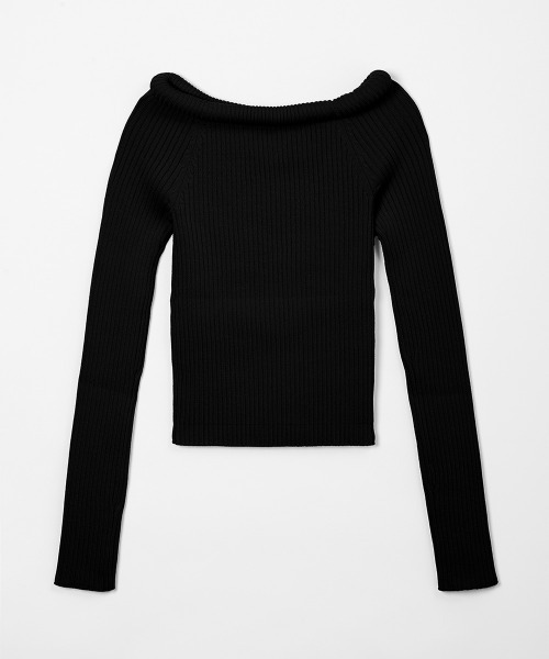 leinwande(ラインヴァンド)の「【leinwande】26AW新作 Tube Knit Off Shoulder / チューブニットオフショルダー(ニット/セーター・レディース・Red/Black/Beige・ONE SIZE)」の8枚目の写真