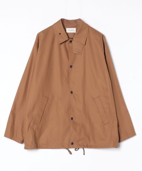 markaware(マーカウェア)の「MARKAWARE(マーカウェア) COACH JACKET Ⅳ ORGANIC COTTON SURVIVAL CLOTH(その他アウター・メンズ・キャメル/ブラック・2/3)」の2枚目の写真