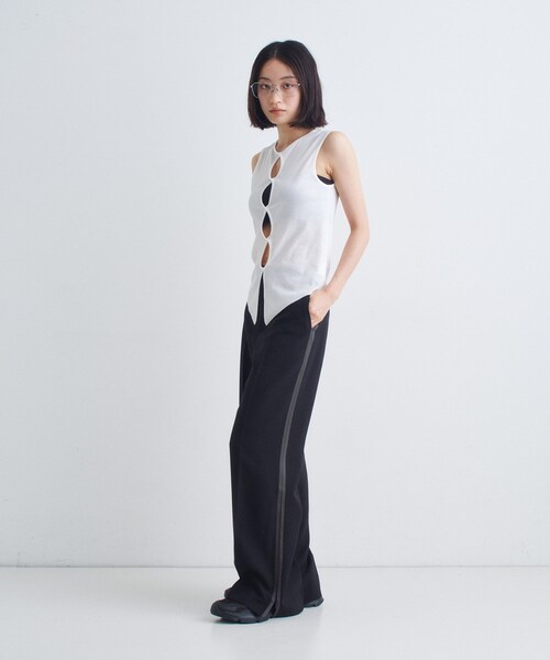 CODE A(コードエー)の「【Re】line zip trousers(その他パンツ・レディース・チャコールグレー/ブラック・34/38/36)」の14枚目の写真