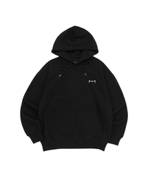 SIGNATURE KITTY SMALL LOGO HOOD (BLACK)