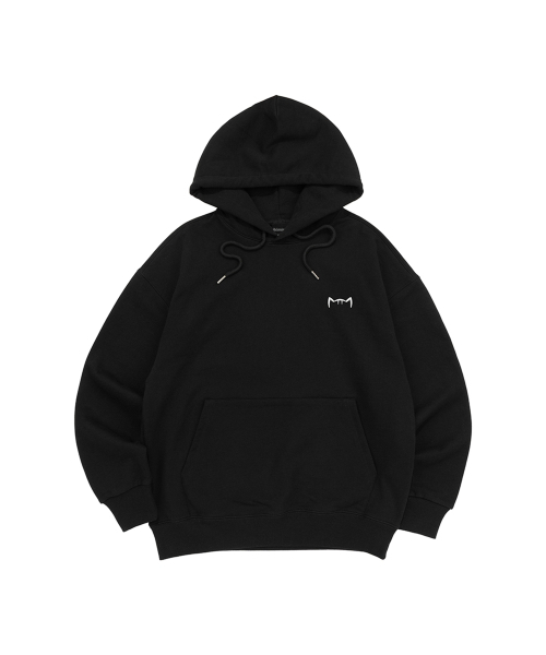 KIKIMIMI（キキミミ）の「SIGNATURE KITTY SMALL LOGO HOOD (BLACK)（パーカー・レディース・ブラック・SMALL/MEDIUM/LARGE）」の2枚目の写真