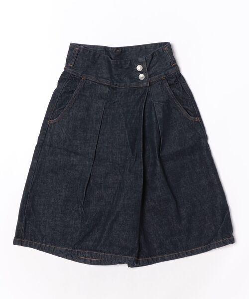 SOMETHING(サムシング)の「【GISELe10月号掲載】atelier SOMETHING WRAP SHORTS/ラップデニムショーツ(デニムパンツ・レディース・インディゴブルー/ライトインディゴブルー・SMALL/MEDIUM)」の5枚目の写真