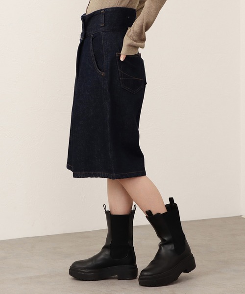 SOMETHING(サムシング)の「【GISELe10月号掲載】atelier SOMETHING WRAP SHORTS/ラップデニムショーツ(デニムパンツ・レディース・インディゴブルー/ライトインディゴブルー・SMALL/MEDIUM)」の15枚目の写真