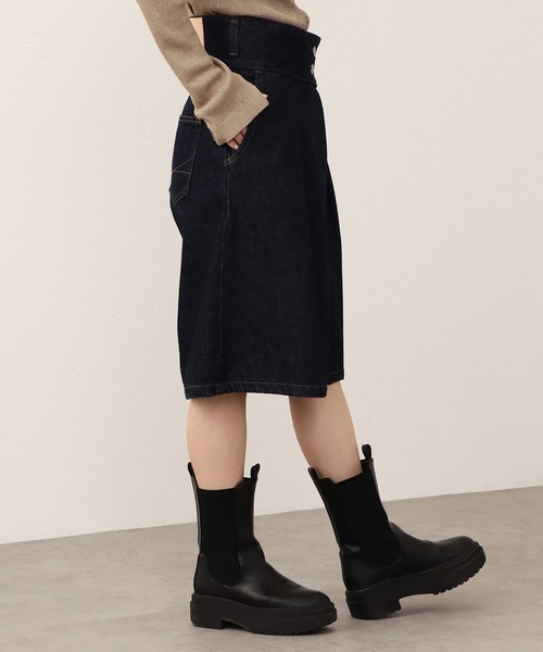 SOMETHING(サムシング)の「【GISELe10月号掲載】atelier SOMETHING WRAP SHORTS/ラップデニムショーツ(デニムパンツ・レディース・インディゴブルー/ライトインディゴブルー・SMALL/MEDIUM)」の16枚目の写真