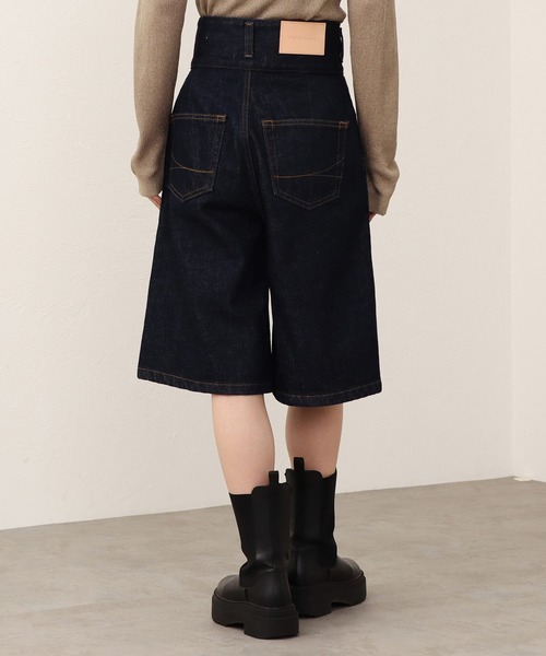 SOMETHING(サムシング)の「【GISELe10月号掲載】atelier SOMETHING WRAP SHORTS/ラップデニムショーツ(デニムパンツ・レディース・インディゴブルー/ライトインディゴブルー・SMALL/MEDIUM)」の17枚目の写真