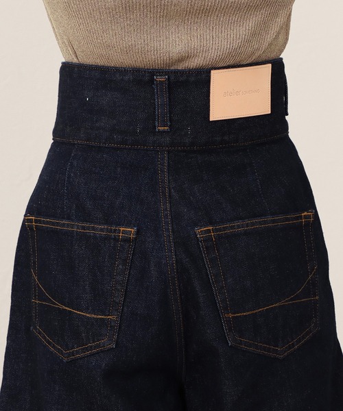 SOMETHING(サムシング)の「【GISELe10月号掲載】atelier SOMETHING WRAP SHORTS/ラップデニムショーツ(デニムパンツ・レディース・インディゴブルー/ライトインディゴブルー・SMALL/MEDIUM)」の19枚目の写真