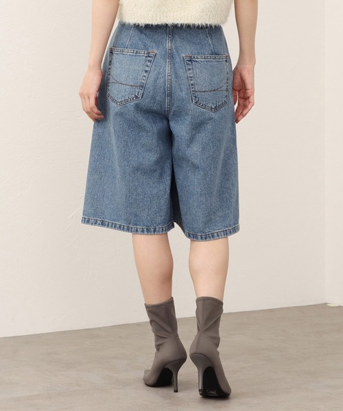 SOMETHING(サムシング)の「【GISELe10月号掲載】atelier SOMETHING WRAP SHORTS/ラップデニムショーツ(デニムパンツ・レディース・インディゴブルー/ライトインディゴブルー・SMALL/MEDIUM)」の13枚目の写真