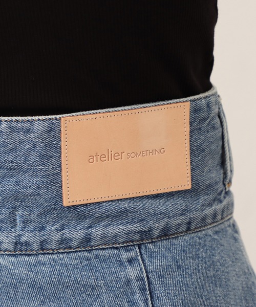 SOMETHING(サムシング)の「【GISELe10月号掲載】atelier SOMETHING WRAP SHORTS/ラップデニムショーツ(デニムパンツ・レディース・インディゴブルー/ライトインディゴブルー・SMALL/MEDIUM)」の9枚目の写真