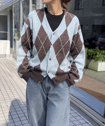 【BEVERLY HILLS POLO CLUB】ビバリーヒルズポロクラブ モヘヤタッチニットカーディガン