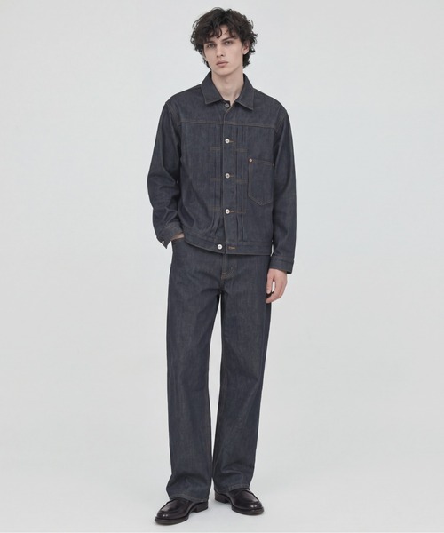UNITED TOKYO(ユナイテッドトウキョウ)の「【新作】SUPIMA DENIM TYPE1 JACKET(ブルゾン・メンズ・ブラック/インディゴブルー・2/1)」の4枚目の写真