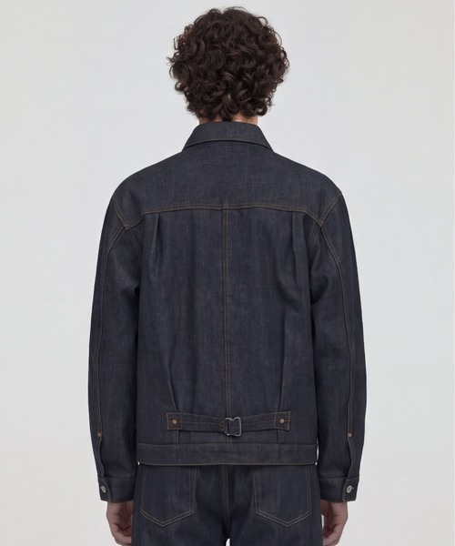 UNITED TOKYO(ユナイテッドトウキョウ)の「【新作】SUPIMA DENIM TYPE1 JACKET(ブルゾン・メンズ・ブラック/インディゴブルー・2/1)」の9枚目の写真