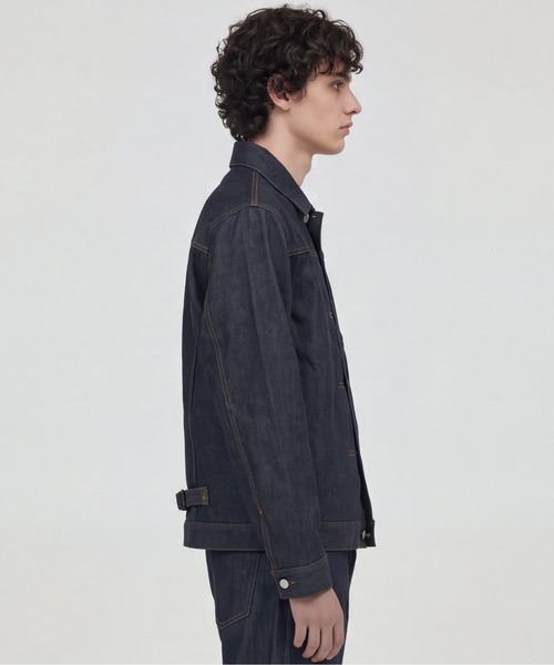 UNITED TOKYO(ユナイテッドトウキョウ)の「【新作】SUPIMA DENIM TYPE1 JACKET(ブルゾン・メンズ・ブラック/インディゴブルー・2/1)」の8枚目の写真