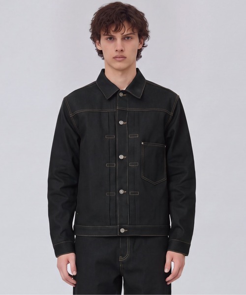 UNITED TOKYO(ユナイテッドトウキョウ)の「【新作】SUPIMA DENIM TYPE1 JACKET(ブルゾン・メンズ・ブラック/インディゴブルー・2/1)」の16枚目の写真
