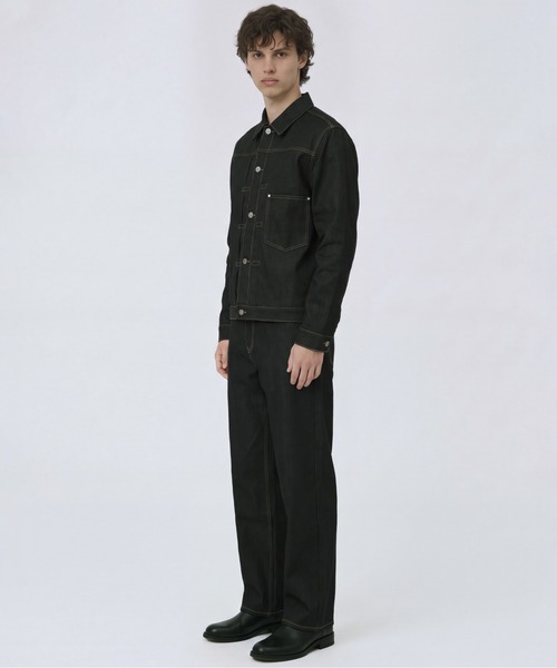 UNITED TOKYO(ユナイテッドトウキョウ)の「【新作】SUPIMA DENIM TYPE1 JACKET(ブルゾン・メンズ・ブラック/インディゴブルー・2/1)」の5枚目の写真