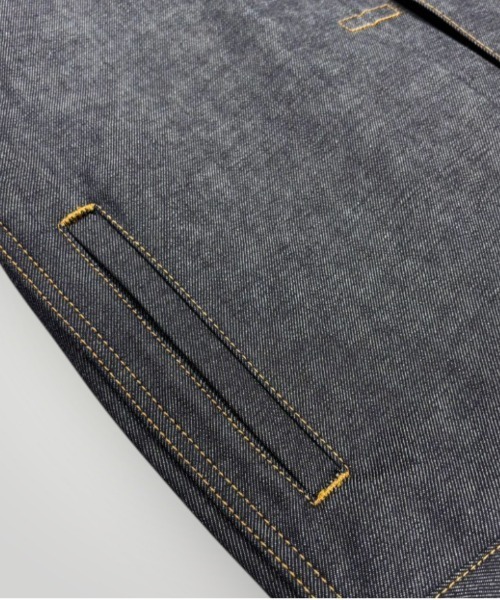 UNITED TOKYO(ユナイテッドトウキョウ)の「【新作】SUPIMA DENIM TYPE1 JACKET(ブルゾン・メンズ・ブラック/インディゴブルー・2/1)」の13枚目の写真