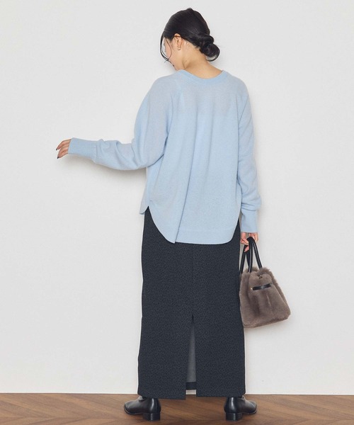 Gready Brilliant(グレディブリリアン)の「レオパボンディングタイトスカート(スカート・レディース・ブラウン/チャコールグレー・FREE)」の5枚目の写真