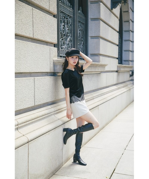 tocco closet(トッコ クローゼット)の「キラキラホットフィックスストレッチショートパンツ(その他パンツ・レディース・モカ/ブラック/ライトベージュ・M)」の21枚目の写真