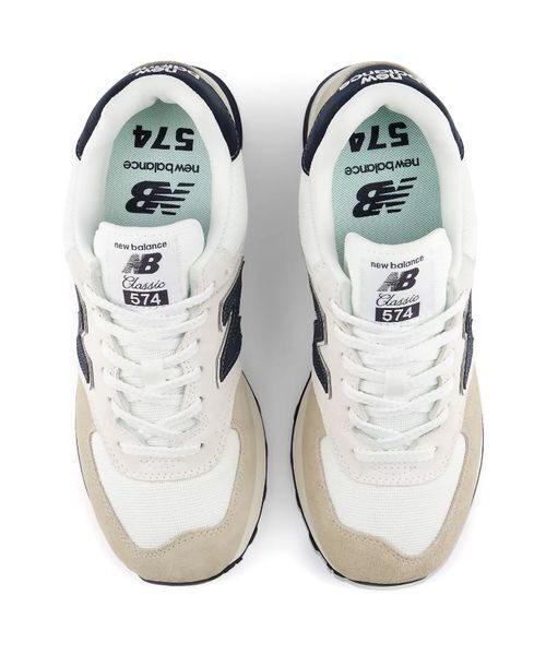 emmi(エミ)の「【New Balance】U574(スニーカー・レディース・オフホワイト・25/24.5/24/23.5/23)」の4枚目の写真