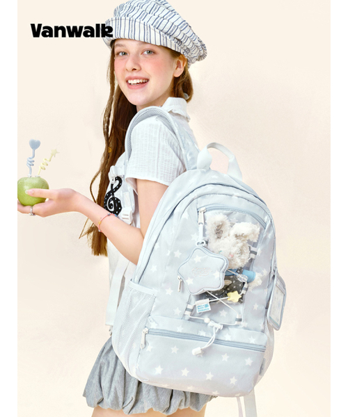 VANWALK（バンウォーク）の「アーカイブ バックパック [アッシュブルー]（バックパック/リュック・レディース・ブルーグレー・FREE）」の2枚目の写真