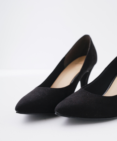 STUDIOUS（ステュディオス）の「STUDIOUS スウェードライクポインテッドパンプス（パンプス・レディース・グレー/ブラック/ブラウン/ネイビー・S/M/L/MEDIUM/LARGE/SMALL）」の10枚目の写真