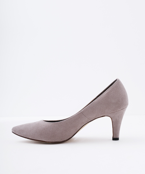 STUDIOUS（ステュディオス）の「STUDIOUS スウェードライクポインテッドパンプス（パンプス・レディース・グレー/ブラック/ブラウン/ネイビー・S/M/L/MEDIUM/LARGE/SMALL）」の6枚目の写真